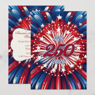 America’s 250th Birthday 1776-2026 RWB Fireworks
