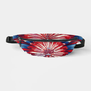 America’s 250th Birthday 1776-2026 RWB Fireworks Bum Bags