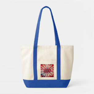America’s 250th Birthday 1776-2026 RWB Fireworks Tote Bag