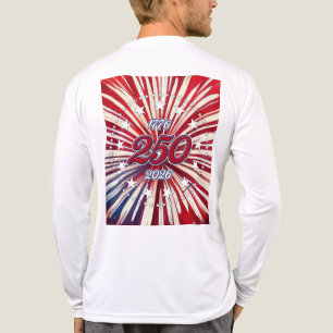 America’s 250th Birthday 1776-2026 RWB Fireworks  Tri-Blend Shirt