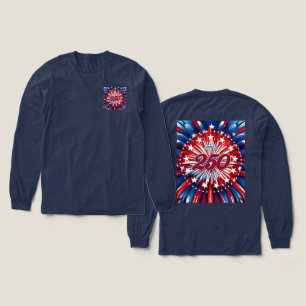 America’s 250th Birthday 1776-2026 RWB Fireworks Tri-Blend Shirt