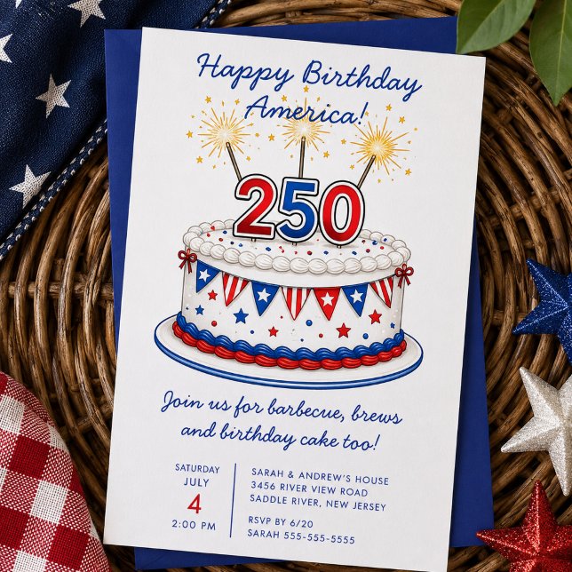 America’s 250th Birthday BBQ Invite (Creator Uploaded)
