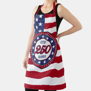 America’s 250th Birthday With USA Flag Apron