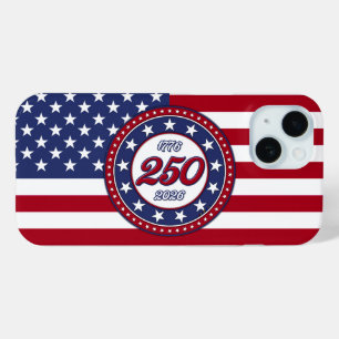 America’s 250th Birthday With USA Flag iPhone 15 Case
