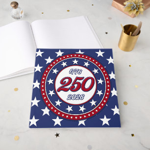 America’s 250th Birthday With USA Flag Guest Book