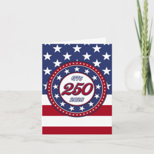 America’s 250th Birthday With USA Flag Invitation