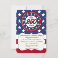 America’s 250th Birthday With USA Flag
