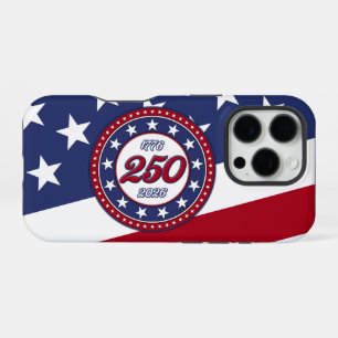 America’s 250th Birthday With USA Flag iPhone 16 Pro Case