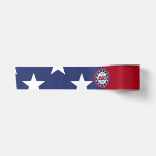 America’s 250th Birthday With USA Flag Satin Ribbon
