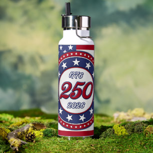 America’s 250th Birthday With USA Flag Water Bottle