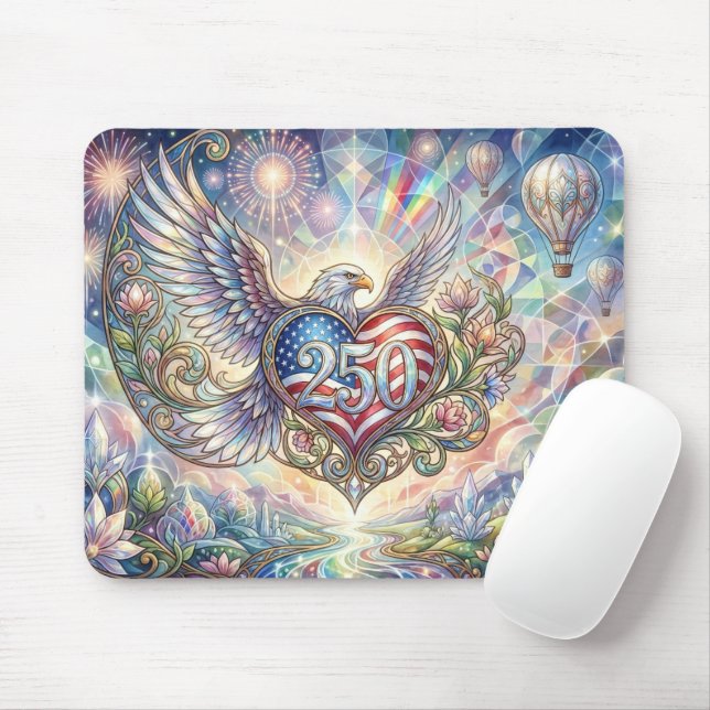 America’s 250th Celebration Mouse Pad (With Mouse)