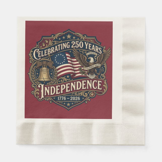 America’s 250th Celebration Napkin (Front)