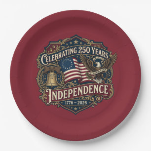 America’s 250th Celebration Paper Plate