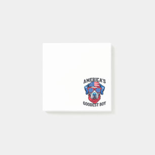 America’s Goodest Boy Dog Post-it Notes