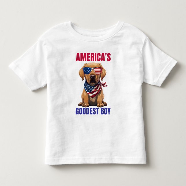 America’s Goodest Labrador Toddler T-Shirt (Front)