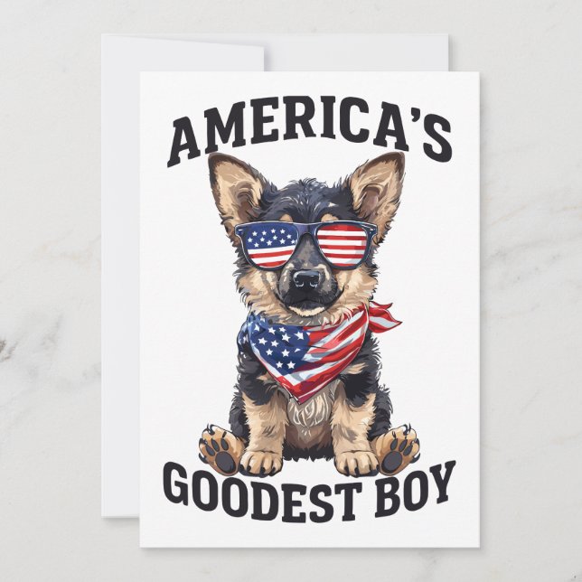 America’s Goodest Shepherd Invitation (Front)