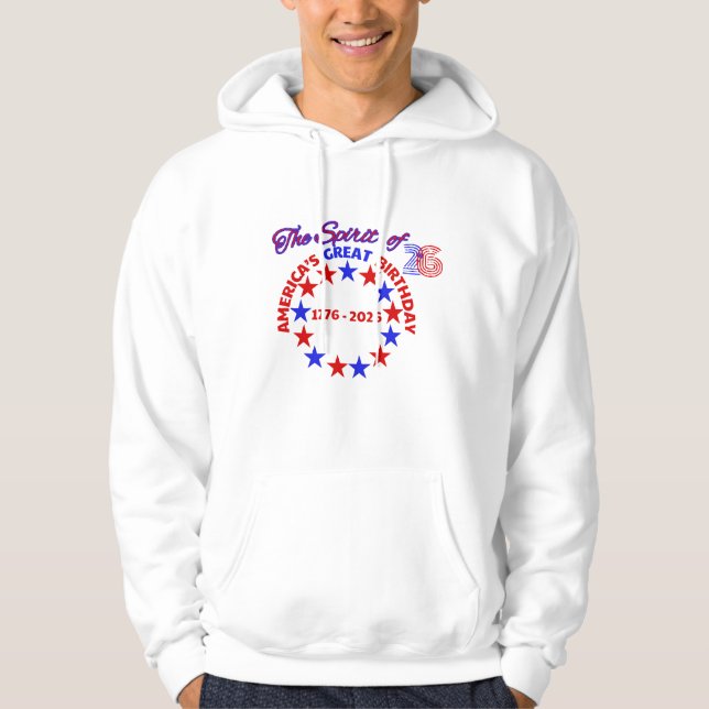  AMERICA’S GREAT BIRTHDAY HOODIE (Front)