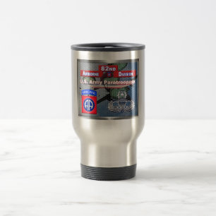 America’s Guardian 82nd Airborne Division Travel Mug