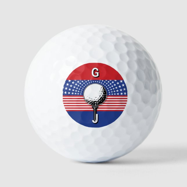 America’s Patriotic Golf Design Balls (Front)