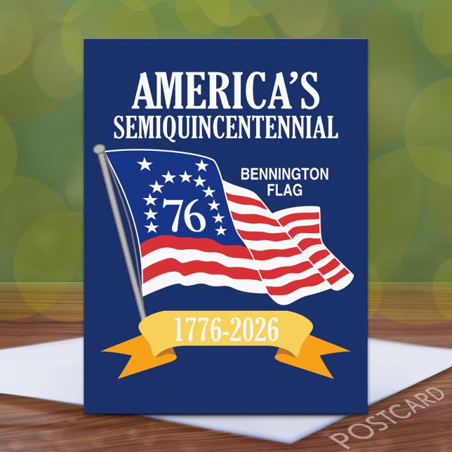 America Semiquincentennial 1776-2026 USA 250 Postcard (America Postcard - 250 Celebration)