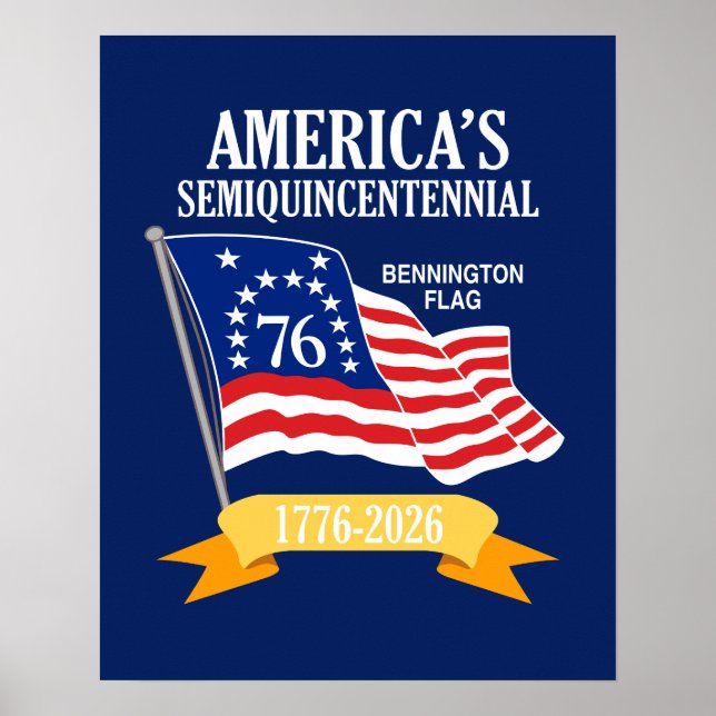 America Semiquincentennial 1776-2026 USA 250 Poster (Front)