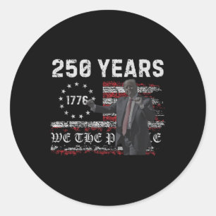 America Semiquincentennial July 4 2026 250 Years O Classic Round Sticker