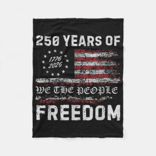 America Semiquincentennial July 4 2026 250 Years O Fleece Blanket