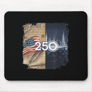 America Semiquincentennial July 4 2026 250 Years O Mouse Pad