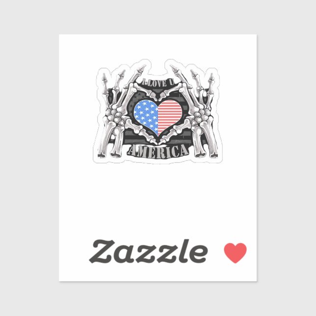 America Skeleton Hands (Sheet)