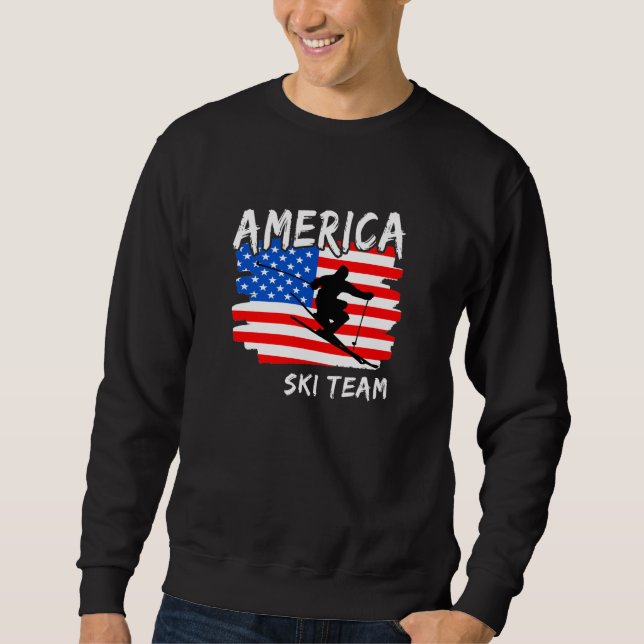 America Ski   Sweatshirt (Front)