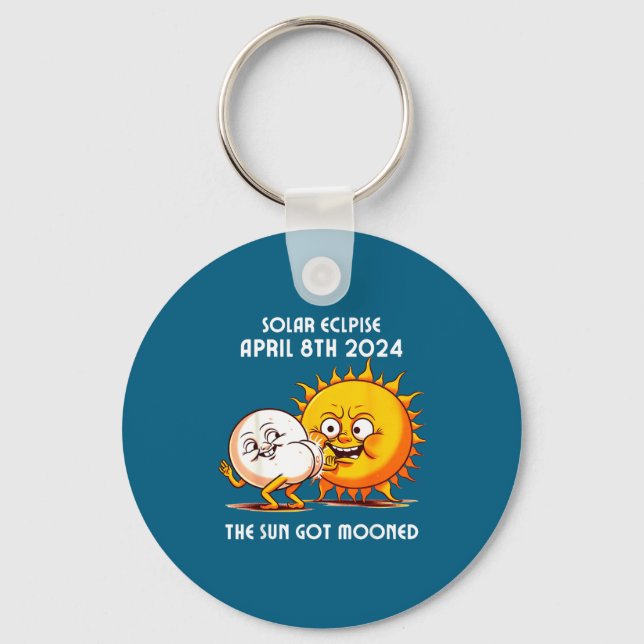 America Solar Eclipse 4 08 Key Ring (Front)
