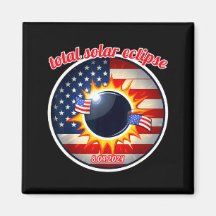 America solar eclipse texas 4.8.24 total solarAmer Magnet