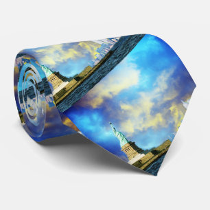 America, Statue Of Liberty, Neck Tie