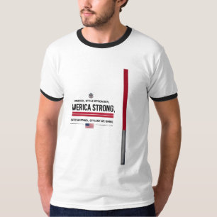 America Strong – Bold USA Graphic Ringer T-Shirt