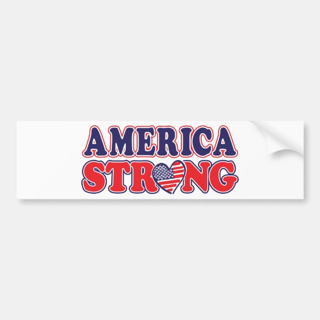 America Strong Bumper Sticker (Front)