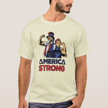 AMERICA STRONG - UNCLE SAM - ROSIE THE RIVETER