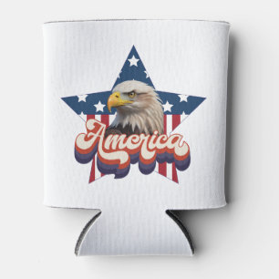 America the Beautiful Can Cooler
