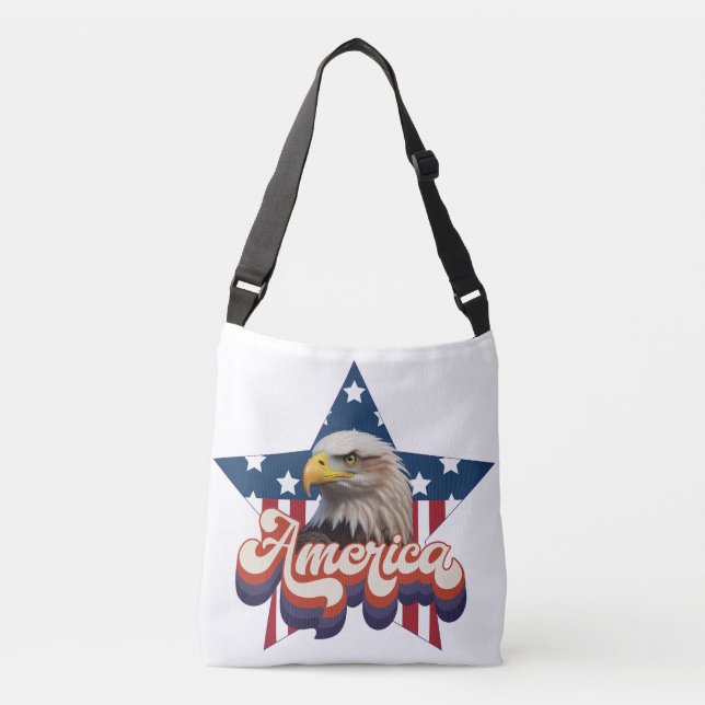 America the Beautiful  Crossbody Bag (Front)
