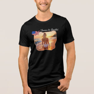 America the Beautiful Hawaii Tri-Blend Shirt