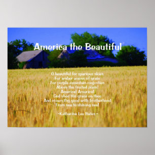 America the Beautiful Print