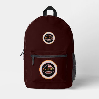 America the Beautiful Printed Backpack