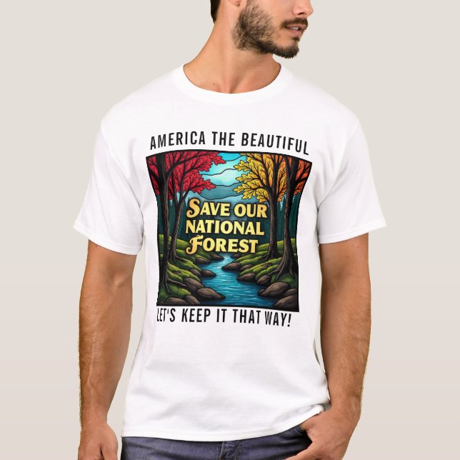America the Beautiful  T-Shirt (Front)