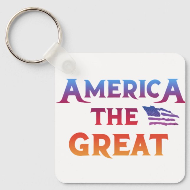 America the Great Key Ring (Front)