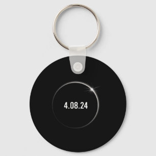 America Totality 04.08.24 Total Solar Eclipse 2024 Key Ring