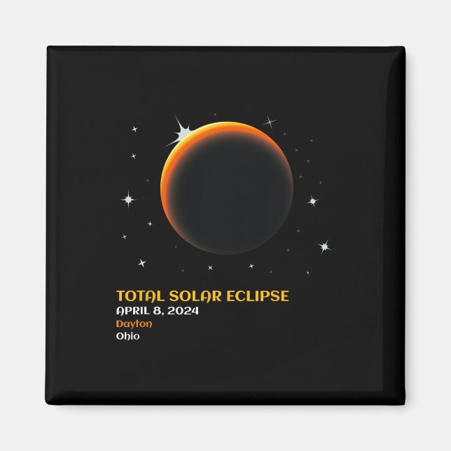 America Totality 04 08 24 Total Solar Eclipse 2024 Magnet (Front)