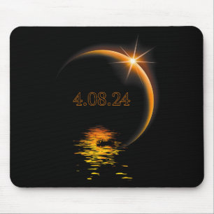 America Totality 04 08 24 Total Solar Eclipse 2024 Mouse Pad