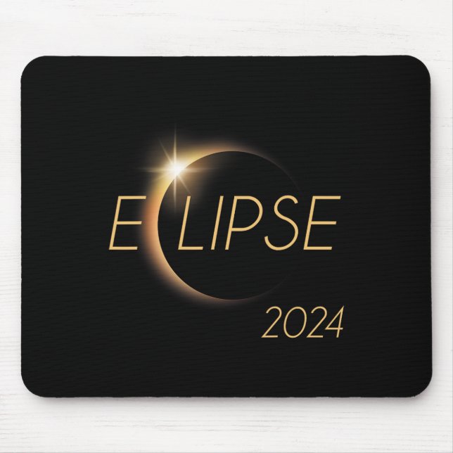 America Totality 04 08 24 Total Solar Eclipse 2024 Mouse Pad (Front)