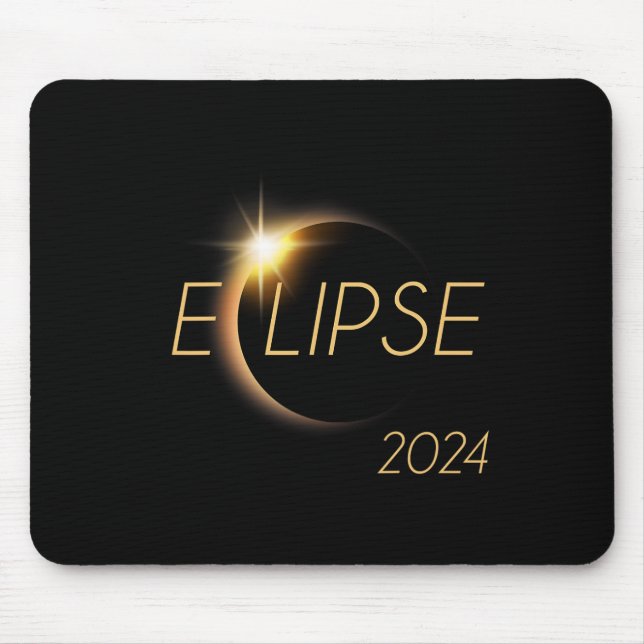 America Totality 04 08 24 Total Solar Eclipse 2024 Mouse Pad (Front)