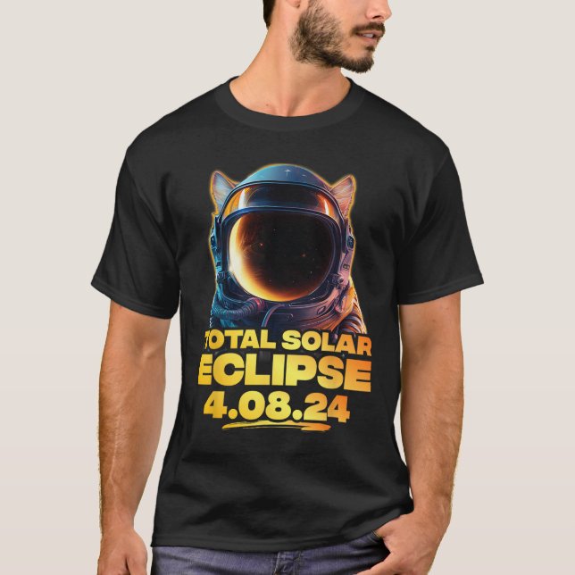 America Totality 4.08.24 Total Solar Eclipse Cat 2 T-Shirt (Front)