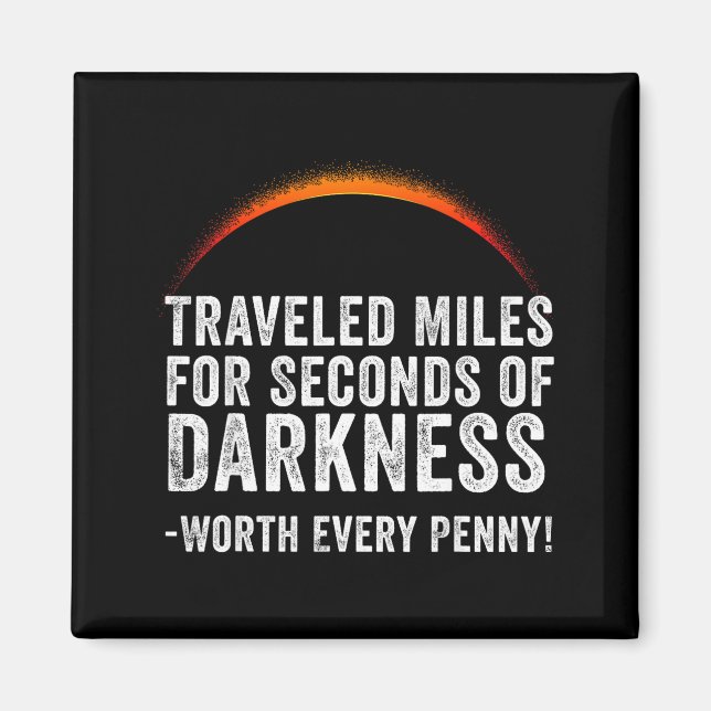 America Totality Spring 4.08.24 Solar Eclipse 2024 Magnet (Front)